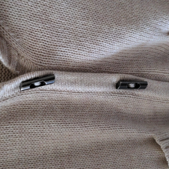 Tommy Hilfiger knit wool cardigan S/M cream - Picture 4 of 8